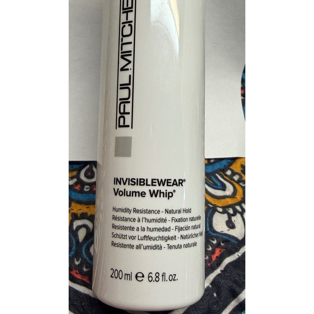 Paul Mitchell Invisiblewear Volume Whip 6.8oz Mousse Excellent Natural Hold